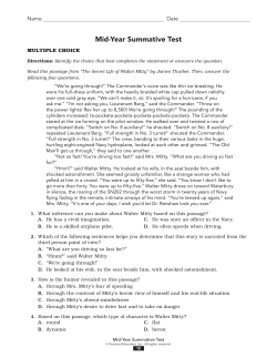 Mid-Year Summative Test