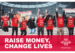 RAISE MONEY, CHANGE LIVES