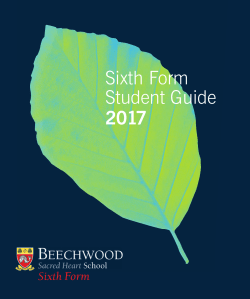 A Level Guide - Beechwood Sacred Heart School