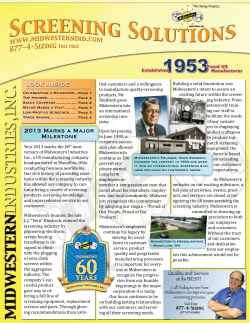 2013 Marks a Major Milestone