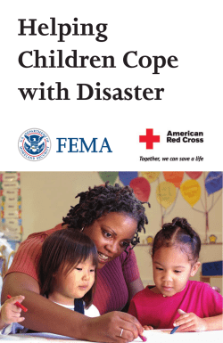 Helping Children Cope with Disaster
