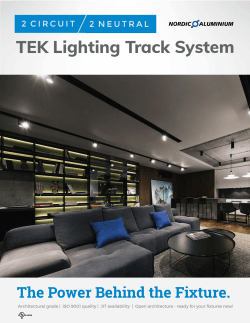 TEK Lighting Track System