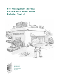 Best Management Practices For Industrial Storm Water Pollution