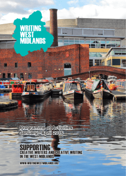 supporting - Writing West Midlands