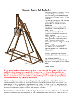 Ripcords Tennis Ball Trebuchet