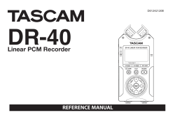 DR-40 Reference Manual