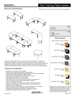 Flex Training Table System