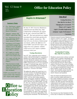 to Read This Policy Brief - Office for Education Policy