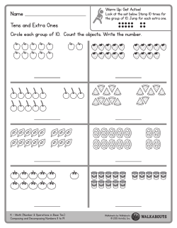 Name Tens and Extra Ones