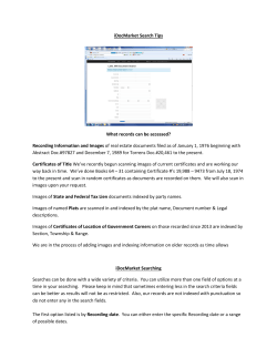 iDocMarket Search Tips - Lake County, Minnesota