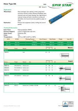 Hose Type 8/6