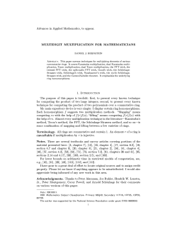 Multidigit Multiplication for Mathematicians
