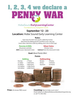 penny war - Hobe Sound Early Learning Center