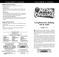 Teacher`s Guide