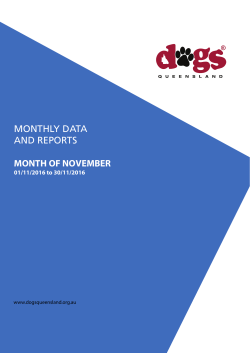 November - Dogs Queensland