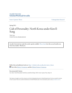 Cult of Personality: North Korea under Kim Il-Sung