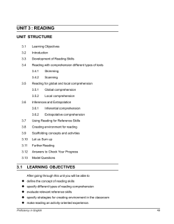 reading - kkhsou