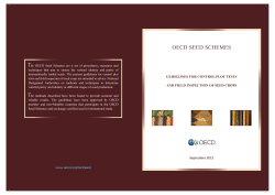 Guidelines for Control Plot Tests and Field Inspection of