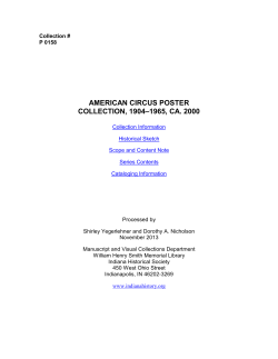 American Circus Poster Collection