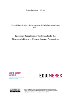 European Receptions of the Crusades in the Nineteenth Century