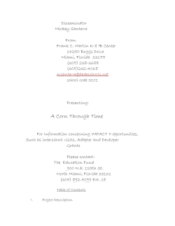 Corn through Time - The Education Fund