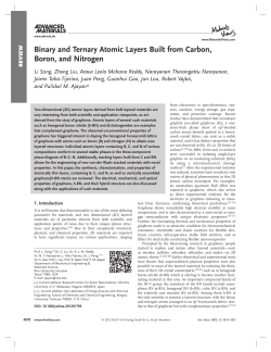 Binary and Ternary Atomic Layers Built from Carbon, Boron, and