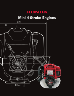 Mini 4-Stroke Engines