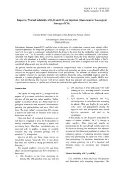 Impact of Mutual Solubility of H2O and CO2 on Injection Operations