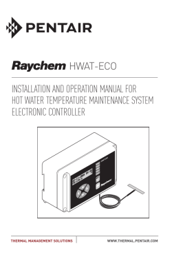 HWAT-ECO Installation Manual