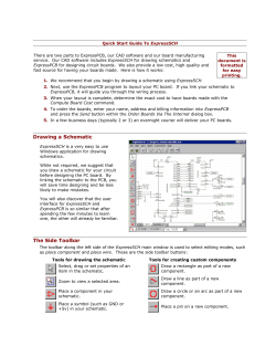 Drawing a Schematic