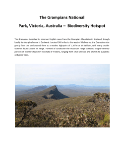 The Grampians National Park, Victoria, Australia &ndash; Biodiversity Hotspot