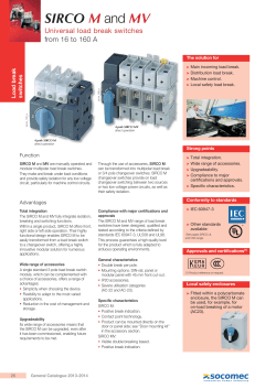 sirco m - Socomec