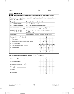 Reteach 5-2 - Humble ISD