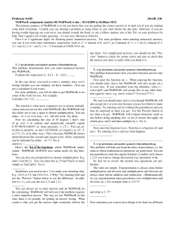 Professor Swift JSwift 136