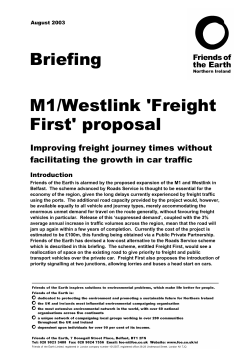 Freight First - Friends of the Earth