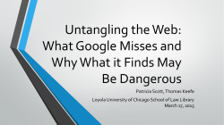 Law Librarians Present on Effective Web Searching