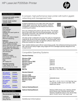HP LaserJet P2055dn Printer