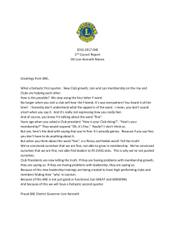 2 Council Report 6NE - Colorado Lions Clubs