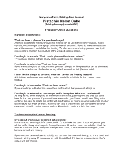 Pistachio Melon Cake
