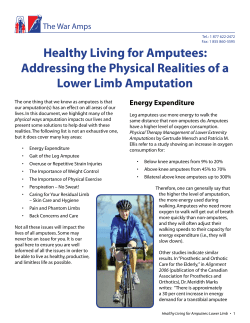 Healthy Living for Amputees
