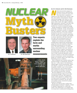 Nuclear Myth Busters - Berthold Technologies