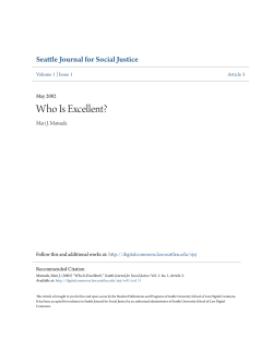 - Seattle University School of Law Digital Commons