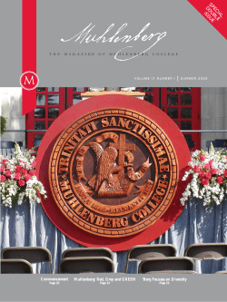 Summer 2006 - Muhlenberg College