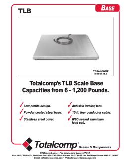 Totalcomp`s TLB Scale Base Capacities from 6