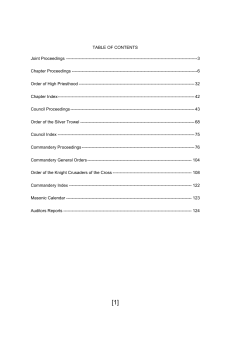 2013 Proceedings - Grand York Rite of Georgia
