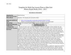 Josephine by Patricia Hruby Powell - Guide 1