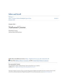 Nathanael Greene - DigitalCommons@APUS