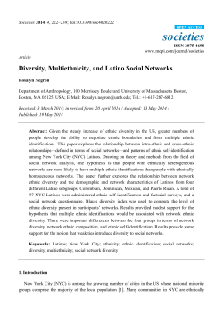 Diversity, Multiethnicity, and Latino Social Networks