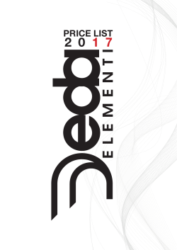 price list - Deda Elementi