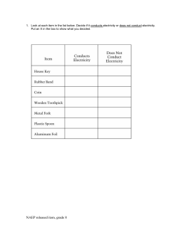NAEP released item, grade 8